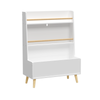 CareNooks L Shaped Kids Book Organizer with Toy Storage