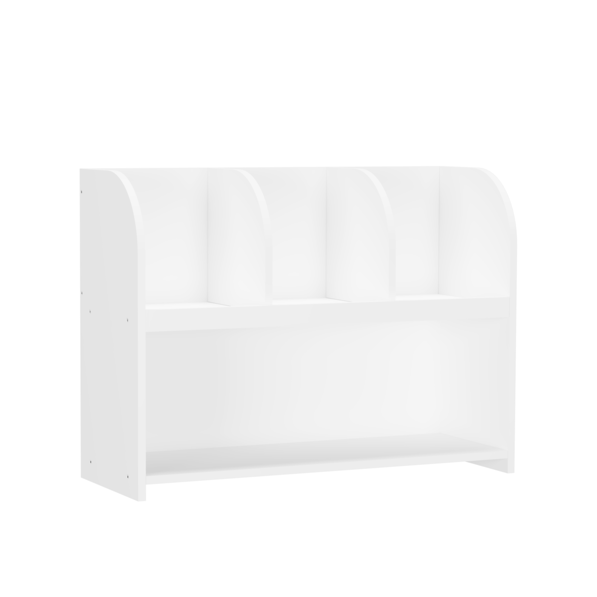 CareNooks 4 Compartments Kids Storage for Toys and Books