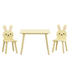 CareNooks Cute Bunny Table and Chair Set for Children
