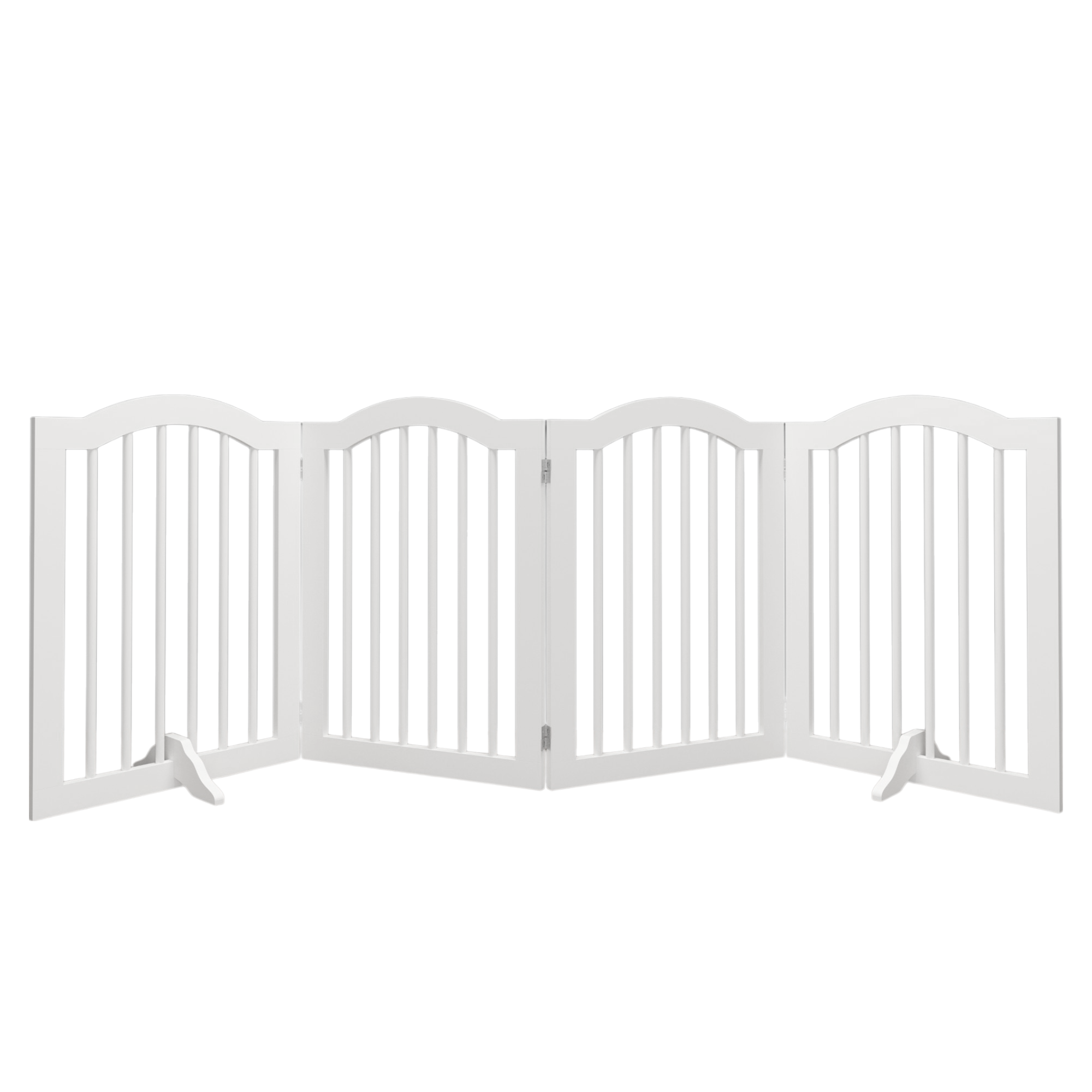 CareNooks Solid Wood 4-Panel Foldable Kids/Pets Gate