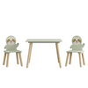 CareNooks Sloth-Themed Kids Table and Chair Set for Playroom