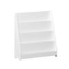 CareNooks 4-Tier Kids Bookshelf, Toddler Book Display Shelves in White